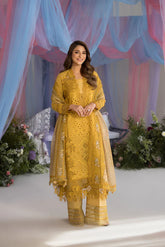 DESIGN 1A LUXURY LAWN 2025 UNSTITCHED - Sobia Nazir